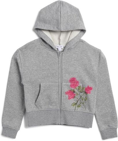 Splendid Girls' Camellia Rose Zip Up Hoodie Sweatshirt in Kuwait