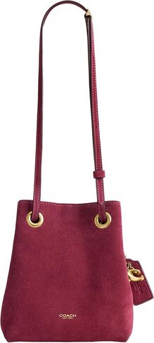 Coach Women's Leather Jade Drawstring Bucket Bag in Kuwait