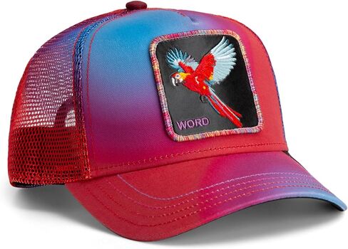 Goorin Bird is the Word Trucker Hat, Red, One Size, Unisex in Kuwait