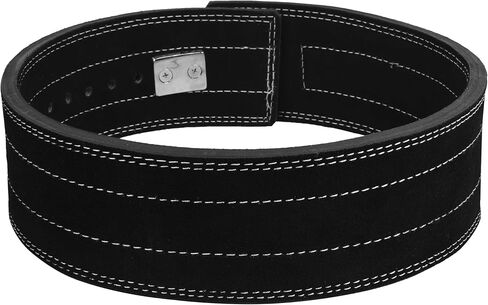 DEFY Weightlifting Lever Belt – 4" Wide Powerlifting Strongman Gym Belt for Men & Women – 10MM Lever Belt for Lower Back Support, Workout, Deadlift & IPF Bodybuilding in Saudi Arabia