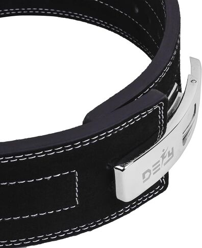 DEFY Weightlifting Lever Belt – 4" Wide Powerlifting Strongman Gym Belt for Men & Women – 10MM Lever Belt for Lower Back Support, Workout, Deadlift & IPF Bodybuilding in Saudi Arabia