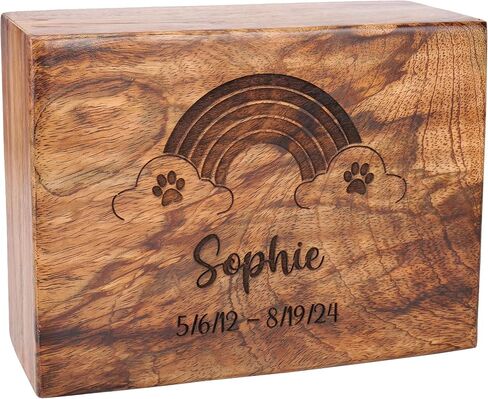 Personalized Handcrafted Wooden Tree of Life Cremation Urn for Human & Pet Ashes, Wood Memorial Burial Urn Box for Male, Female, Dogs, Cats, Men & Women, Custom Sizes Small to XL (40–250 lbs Capacity) in Saudi Arabia