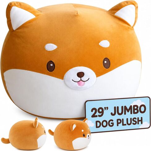 29-Inch Chonky Cat Plush – Giant Stuffed Animal, Squishy & Cuddly Plushie – Adorable Gift for Family & Friends in Saudi Arabia