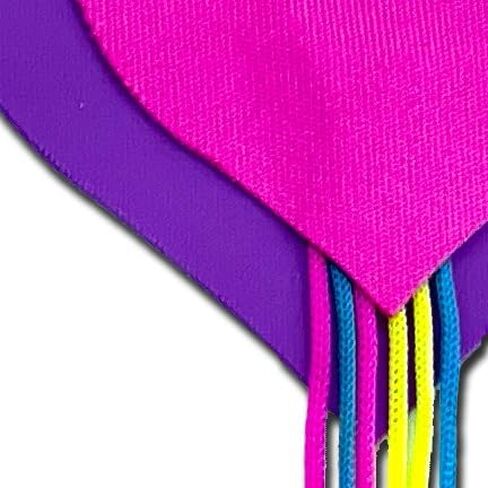 فطائر اللحم PASTEASE Rainbow Pride - قلوب وردية وأرجوانية نيون مع أغطية حلمات شرابة قوس قزح - ملحقات الزي الجمالي لحفلات الاستعراض أو المهرجانات أو النادي | مقاوم للماء، وخالي من اللاتكس، ومصنوع في الولايات المتحدة الأمريكية in Kuwait
