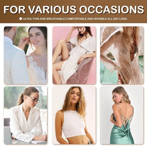 60 Pack Nude Disposable Nipple Covers for Women – Invisible Ultra-Thin Pasties with Soft Adhesive – No Show Boob Covers for Backless & Strapless Clothing in Saudi Arabia