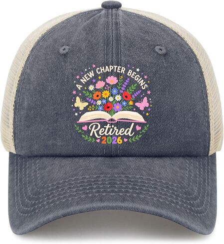 A New Chapter Begins Retired 2026 Hat for Men Aesthetic Washed Distressed in Kuwait