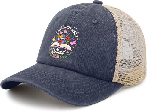 A New Chapter Begins Retired 2026 Hat for Men Aesthetic Washed Distressed in Kuwait