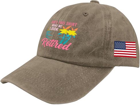 Does This Shirt Make ME Look Retired? Hat for Women Soft Washed Distressed in Saudi Arabia