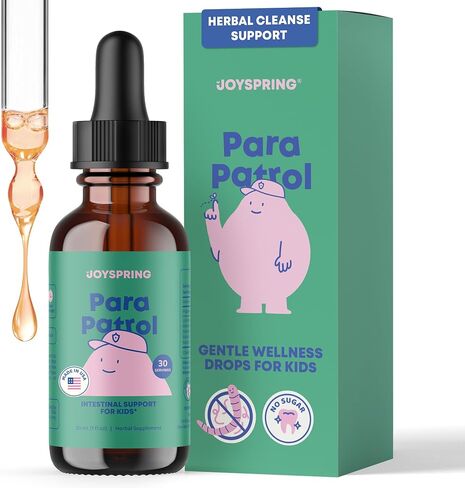 JoySpring Kids' Liquid Cleanse - Natural, Alcohol-Free Detox Cleanse for Digestive Health, GI Detox, Colon Detox, and Kids Detox - 1 fl oz in Saudi Arabia