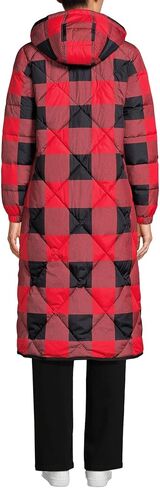 Lands' End Women's FeatherFree Insulated Diamond Quilted Maxi Coat in Kuwait
