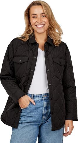 Free Country Women’s Quilted Jacket Lightweight Warm Comfort Puffer Lining Wind & Water Resistant Coat for Women-Trailblazer in Kuwait