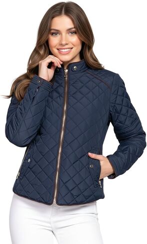 NE PEOPLE Womens Lightweight Quilted Zip Jacket (S-3XL) in Saudi Arabia