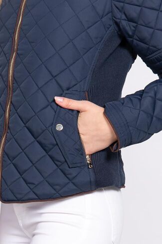 NE PEOPLE Womens Lightweight Quilted Zip Jacket (S-3XL) in Saudi Arabia