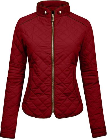 NE PEOPLE Womens Lightweight Quilted Zip Jacket (S-3XL) in Saudi Arabia