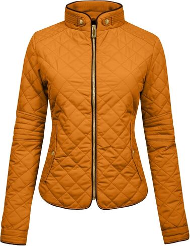 NE PEOPLE Womens Lightweight Quilted Zip Jacket (S-3XL) in Saudi Arabia