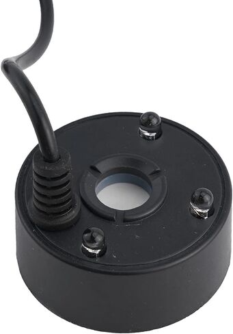 USB Mist Maker Fogger with Colorful Lights for Water Fountain Pond Air Humidifier 5W Ultra Quiet Indoor Outdoor Use Black(Black) in Saudi Arabia