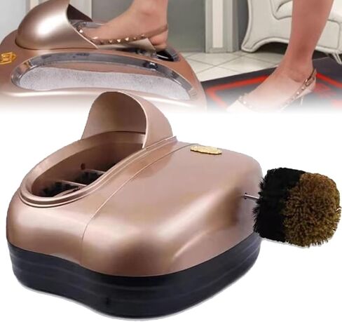 Automatic Shoe Cleaning Machine, Electric Sole Brush for Leather Boots & High Heels, Dust-Free Cleaner for Home & Workshop Use, Efficient & Easy Shoe Care in Kuwait