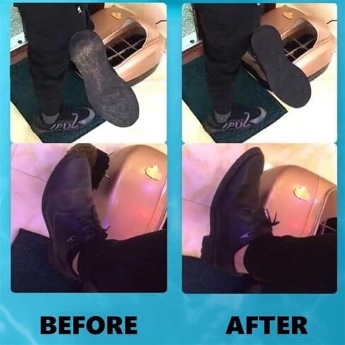 Automatic Shoe Cleaning Machine, Electric Sole Brush for Leather Boots & High Heels, Dust-Free Cleaner for Home & Workshop Use, Efficient & Easy Shoe Care in Kuwait