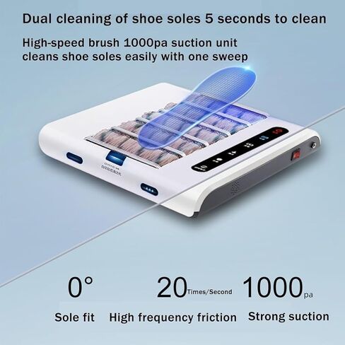Automatic Rechargeable Shoe Polisher with Induction Sensor, Fast 5S Cleaning – Effortless Shoe Care & Maintenance for All Footwear in Saudi Arabia