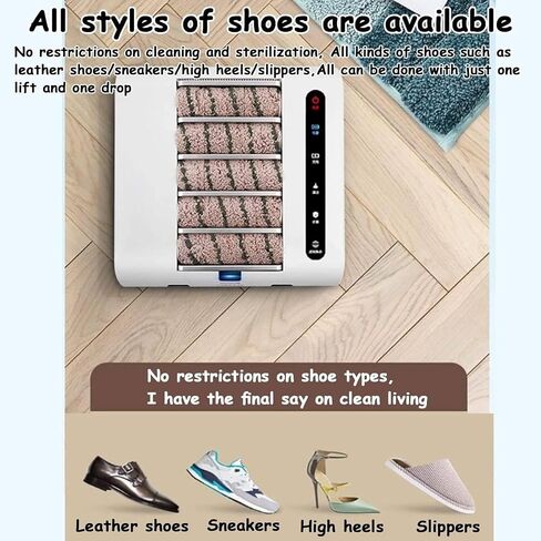 Automatic Shoe Cleaning Machine - 260RPM Rechargeable Sole Brush & Induction Shoe Polisher for Home, Hotel, Retail - Effortless Cleaning & Shine for All Shoe Types in Kuwait