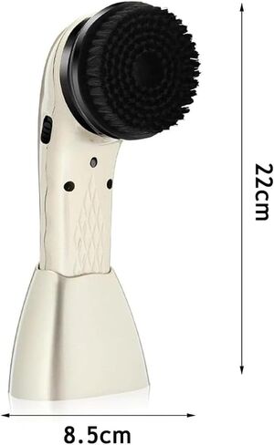 Electric Shoe Polisher Brush, Handheld Leather Polishing Tool with 6 Interchangeable Brush Heads USB Rechargeable 1800mAh Battery for Shoes Boots Bags Sofa Leather Care in Saudi Arabia