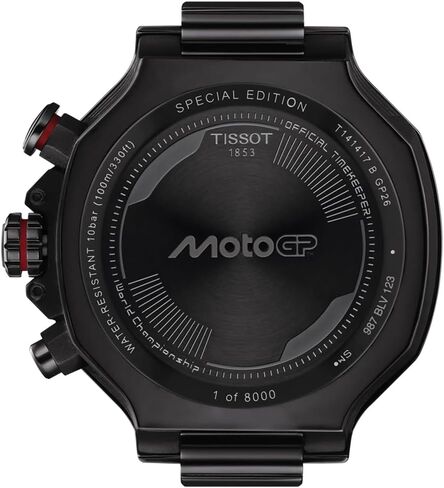 Tissot T-Race MotoGP Limited Edition 45mm, Swiss Quartz Watch for Men and Women, Stainless Steel Case, Red Dial, T1414173742200 in Kuwait