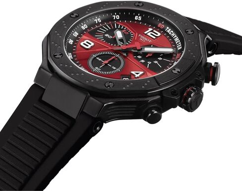 Tissot T-Race MotoGP Limited Edition 45mm, Swiss Quartz Watch for Men and Women, Stainless Steel Case, Red Dial, T1414173742200 in Kuwait