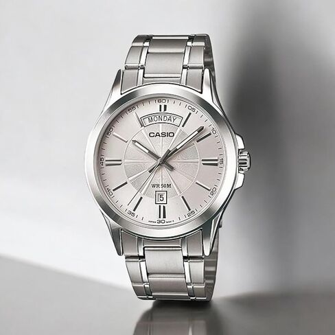 Casio MTP-1381D-7AVDF Men's Analog Quartz Classic Stainless Steel Watch in Saudi Arabia