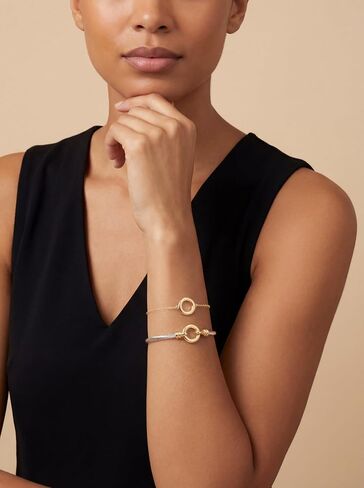 Two Tone Cable Bracelet Set for Women, Elegant Gold and Silver Stackable Wire Cuff Bracelets, Twisted Wire Mixed Metal Minimalist Luxury Jewelry Gift for Her, Everyday Wear in Saudi Arabia