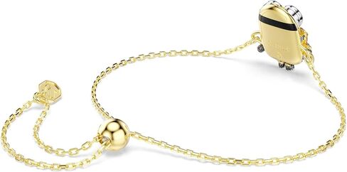 Swarovski Minions Bob bracelet, Pavé, Multicolored, Gold-tSwarovski One plated in Saudi Arabia