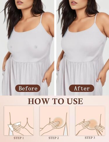 Reusable Nipple Covers for Women - Breathable Hole Design, Round Shape, Extra Thick - No-Show Comfort for Backless Outfits Nude in Saudi Arabia