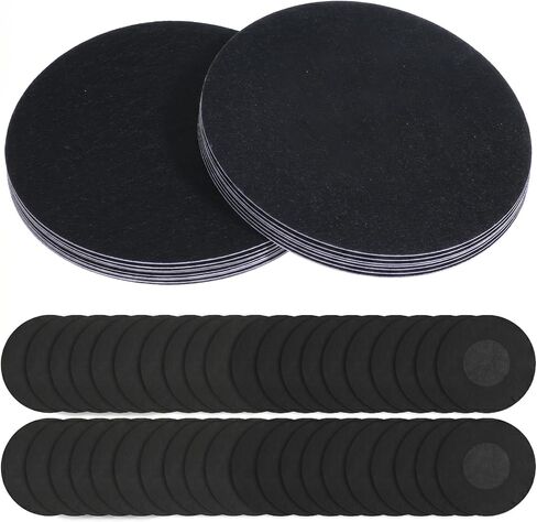 40Pcs Black Nipple Covers, Round Black Pasties for Women, Adhesive Nipples Cover Stickers, Disposable Non-Woven Fabric Breast Pasties (6cm) in Kuwait
