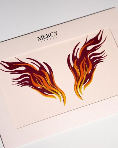 MERCY LONDON Flames Pasties Nipple Covers Stickers for Women in Saudi Arabia