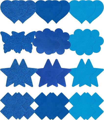 Pasties Rave Pack Nipple Covers Stickers for Women Disposable Sticky Breast Petals - 12 Pairs in Saudi Arabia