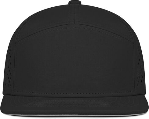 4 مقاسات شاملة قبعة سائق الشاحنة ذات الحافة المسطحة للرجال والنساء، 7 لوحات Snapback للجري in Kuwait