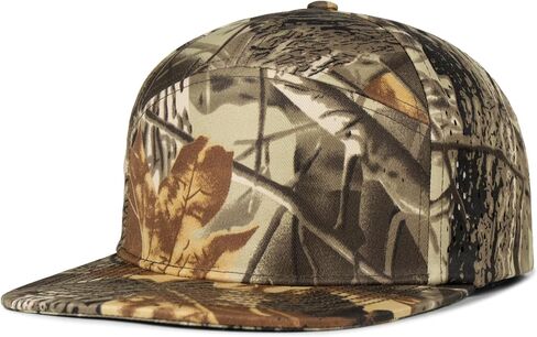 4 مقاسات شاملة قبعة سائق الشاحنة ذات الحافة المسطحة للرجال والنساء، 7 لوحات Snapback للجري in Kuwait