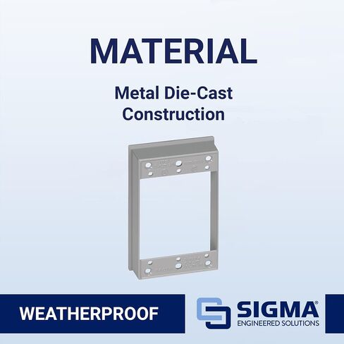 Sigma Electric, Gray Count (Pack of 1) Sigma Engineered Solutions, 14223 1-Gang Extension Ring in Saudi Arabia