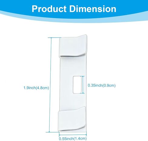 12 Pack Metal Vertical Blind Vane Savers, White Window Blind Repair Parts Replacement Slats for Fixing Vertical Window Shades Vanes in Saudi Arabia