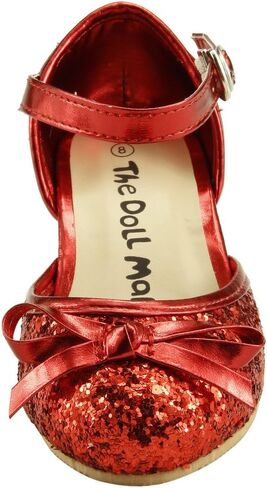 The Doll Maker Girl's Glitter Pump for Toddler/Little Kid/Big Kid Dress Shoes in Saudi Arabia