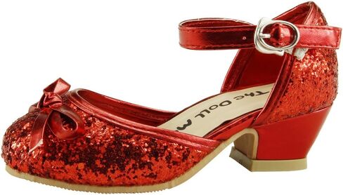 The Doll Maker Girl's Glitter Pump for Toddler/Little Kid/Big Kid Dress Shoes in Saudi Arabia