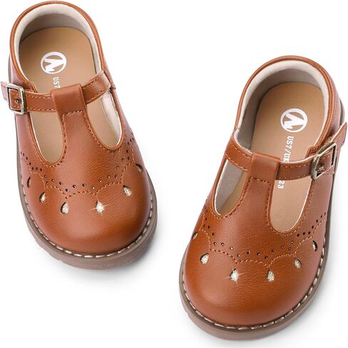 shoeslocker Toddler Girl Mary Jane Dress Shoes - Ballet Flats for Easter Party School Shoes in Saudi Arabia