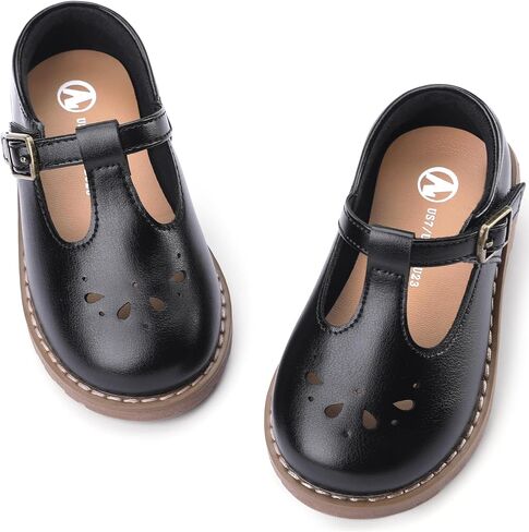 shoeslocker Toddler Girl Mary Jane Dress Shoes - Ballet Flats for Easter Party School Shoes in Saudi Arabia