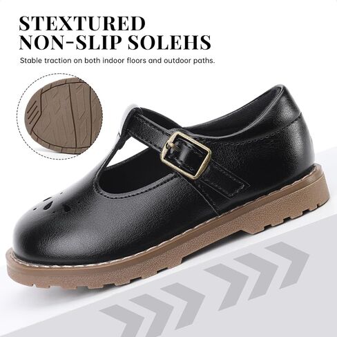 shoeslocker Toddler Girl Mary Jane Dress Shoes - Ballet Flats for Easter Party School Shoes in Saudi Arabia
