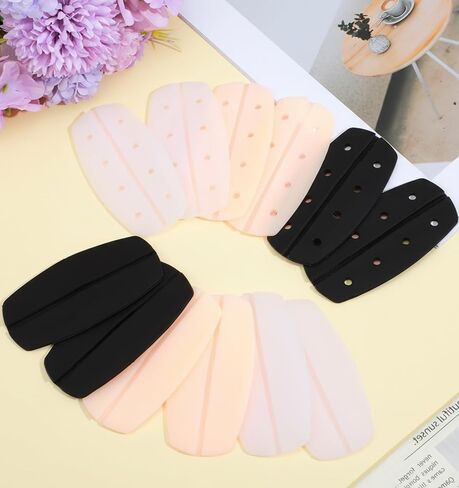 12 Pcs Silicone Bra Strap Cushions, Anti-Slip Shoulder Pads for Women, Soft Gel Bra Strap Holders to Prevent Slipping, Ease Shoulder Pain, Reusable Protectors for Wide, Thin Straps(Universal Fit) in Saudi Arabia