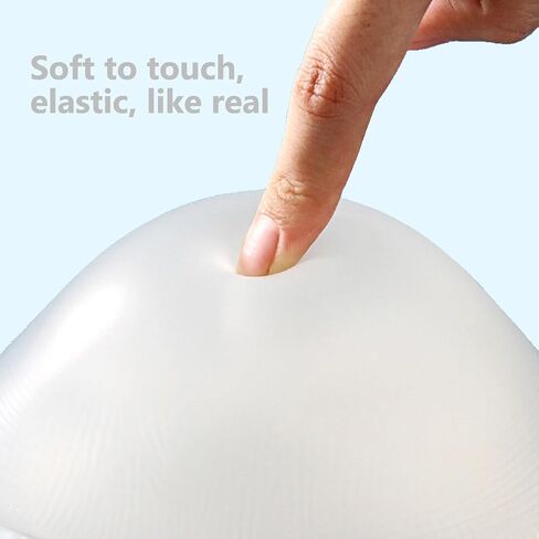 1 Pair Silicone Bra Inserts Pads Breast Forms Enhancers Mastectomy Swim Hot Spring in Saudi Arabia