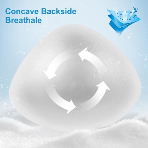 1 Pair Silicone Bra Inserts Pads Breast Forms Enhancers Mastectomy Swim Hot Spring in Saudi Arabia