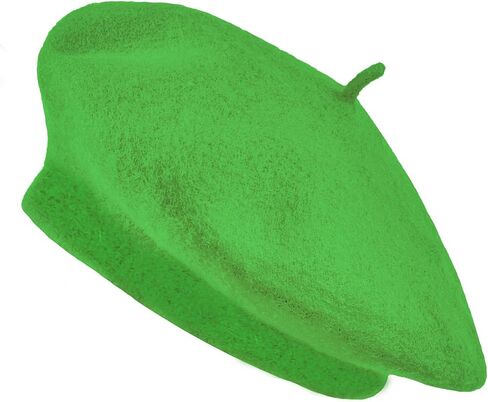 Jolbndcv 1PCS Beret, French Beanie, Outdoor, Winter, Fashion Lady Hat (1 Pcs L-Green) in Saudi Arabia