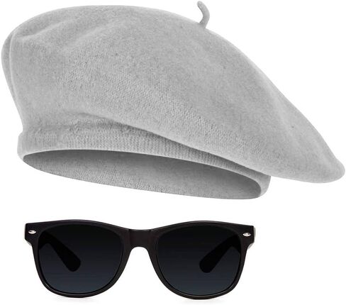 Gravity Trading 1950s Beatnik Hipster Combo Kit Beret and Sunglass in Saudi Arabia