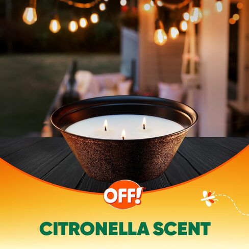 دلو SC Johnson Off 3 Wick Citronella، 23 أونصة، عبوة من قطعة واحدة in Kuwait