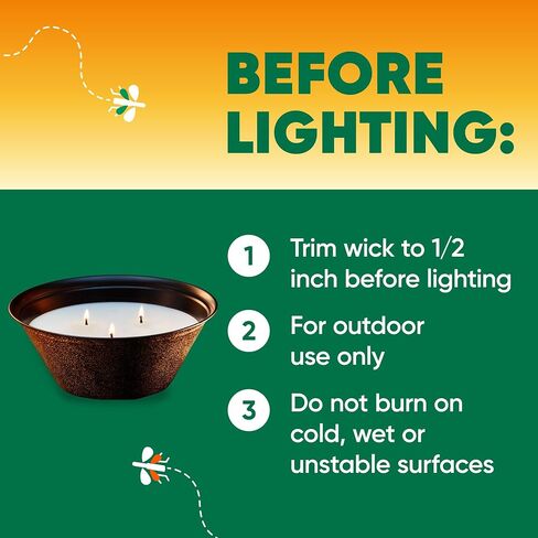دلو SC Johnson Off 3 Wick Citronella، 23 أونصة، عبوة من قطعة واحدة in Kuwait